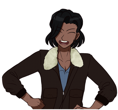 Cloud Goto Rendered Danganronpa Sprite of my OC Cloud Goto